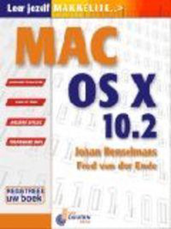 Leer jezelf makkelijk... mac os x 10.2 - cover
