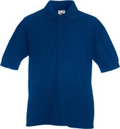 Fruit Of The Loom Kinder / Kinderen Unisex 65/35 Pique Polo Shirt (2 stuks) (Marine)