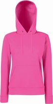 Fruit of the Loom - Lady-Fit Classic Hoodie - Roze - L