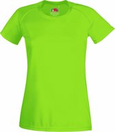 Fruit Of The Loom Dames / Vrouwen Prestatie Sportkleding T-Shirt (Lime)