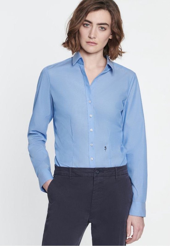 Seidensticker Women's Slim Fit Goblet Collar Blouse