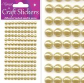 Oaktree - Stickers Pareltjes Goud (per vel) 4mm