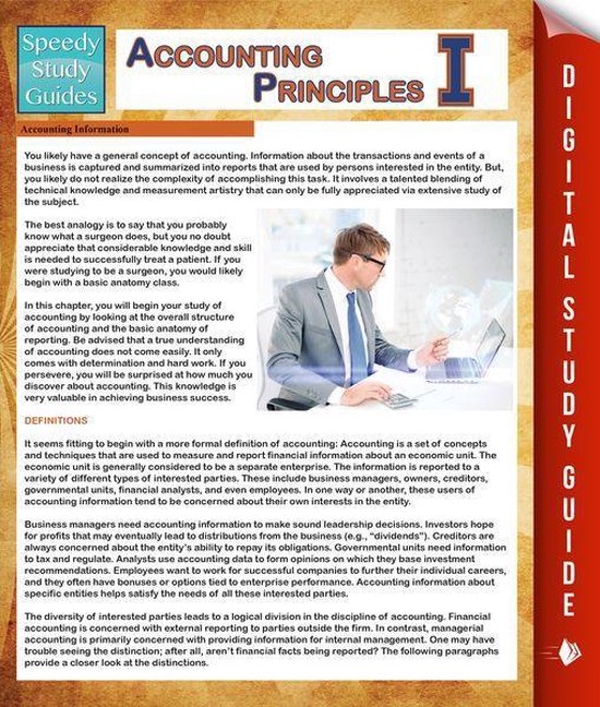 Accounting Made Simple For Beginners - Accounting Principles 1 (Speedy Study Guides)