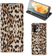 Smartphone Hoesje OPPO Reno3 | A91 Book Cover Leopard