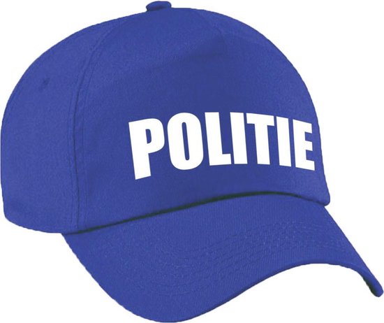 Verkleed politie agent pet / cap blauw voor en meisjes - verkleedhoofddeksel /...