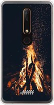 Nokia 6 (2018) Hoesje Transparant TPU Case - Bonfire #ffffff