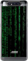 Samsung Galaxy A80 Hoesje Transparant TPU Case - Hacking The Matrix #ffffff
