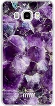 Samsung Galaxy J5 (2016) Hoesje Transparant TPU Case - Purple Geode #ffffff