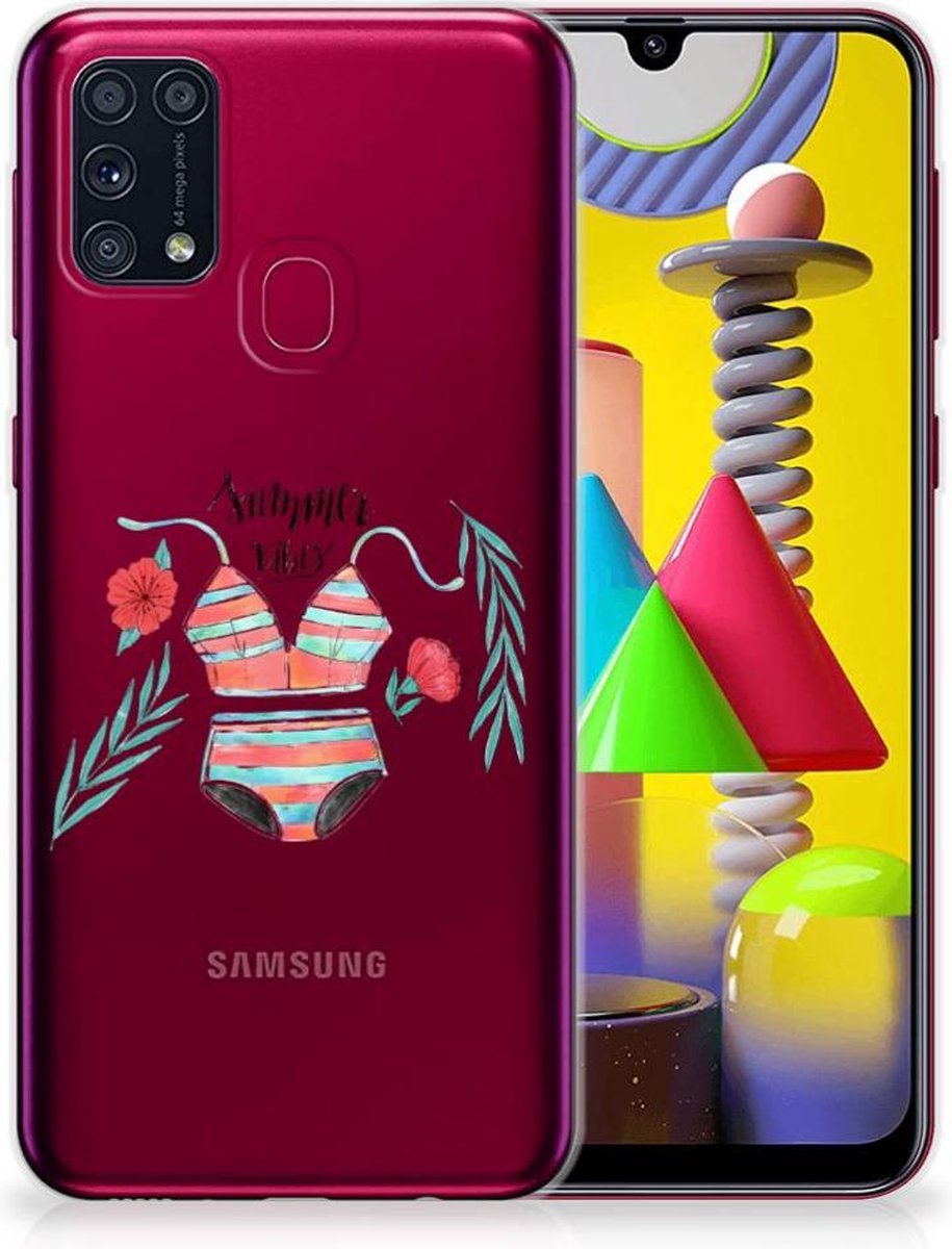 Samsung Galaxy M31 Telefoonhoesje met Naam Boho Summer