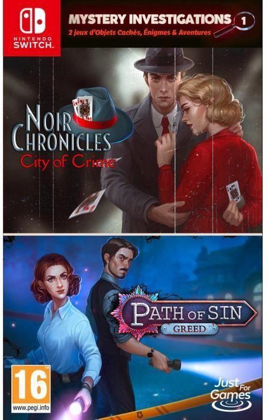 Mystery Investigations 1 : Noir Chronicles - City of Crimes + Path of Sin - Greed