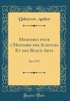 Author, U: Memoires pour l'Histoire des Sciences Et des Beau