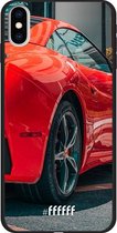 iPhone Xs Max Hoesje TPU Case - Ferrari #ffffff