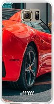 Samsung Galaxy S6 Hoesje Transparant TPU Case - Ferrari #ffffff