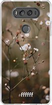 LG V20 Hoesje Transparant TPU Case - Flower Buds #ffffff