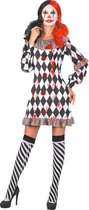 LUCIDA - Bebloede clown outfit voor dames - L