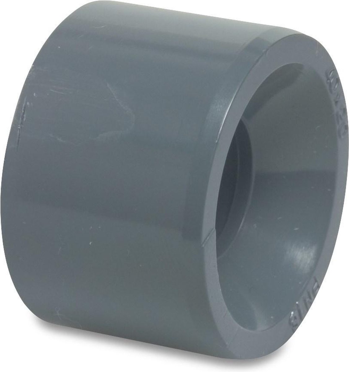Mega Inlijmring PVC-U 75 mm x 40 mm lijm spie x lijmmof 16bar grijs