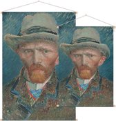 Zelfportret, Vincent van Gogh - Foto op Textielposter - 90 x 135 cm