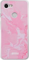 Google Pixel 3 Hoesje Transparant TPU Case - Pink Sync #ffffff