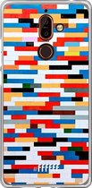 Nokia 7 Plus Hoesje Transparant TPU Case - Mesmerising Mosaic #ffffff