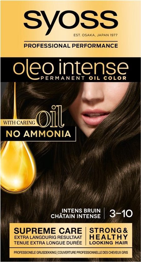 SYOSS Color Oleo Intense 3-10 Coloration pour cheveux Brun Intense - 1  pièce | bol.com
