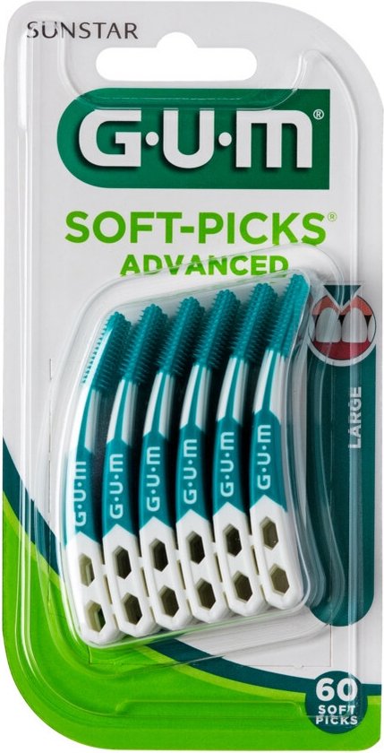 Foto: Gum soft picks advanced large 60 stuks