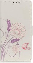 Nokia 2.3 Portemonnee Hoesje Print Bloemen