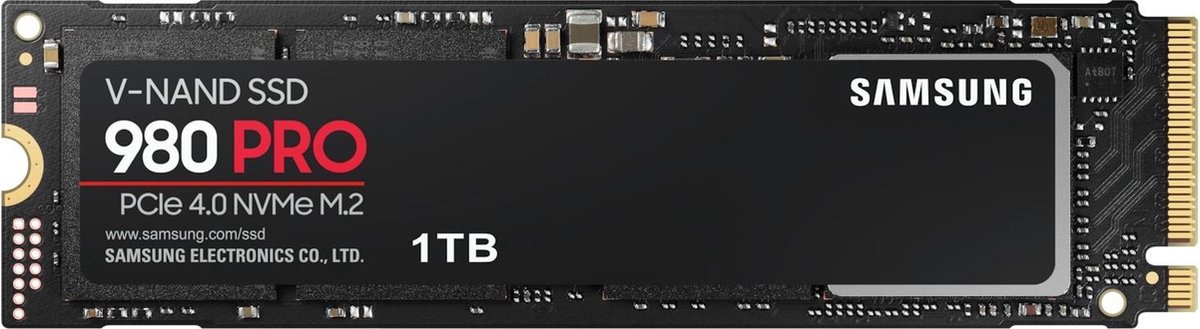 Samsung 980 PRO - Interne SSD - PCIe 4.0 - NVMe M.2 - 1 TB | bol.com