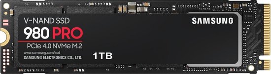 Samsung 980 PRO - Interne SSD - PCIe 4.0 - NVMe M.2 - 1 TB