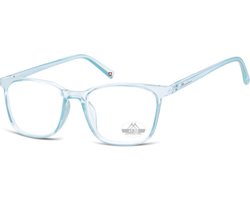 Montana Leesbril Hmr56 Blauw/transparant Sterkte +2.00