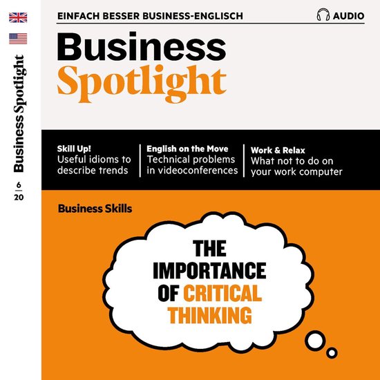 Business-Englisch lernen Audio - Critical thinking - cover