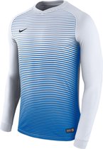Nike Precision IV Voetbalshirt Lange Mouw Kinderen - Wit / Royal | Maat: 140