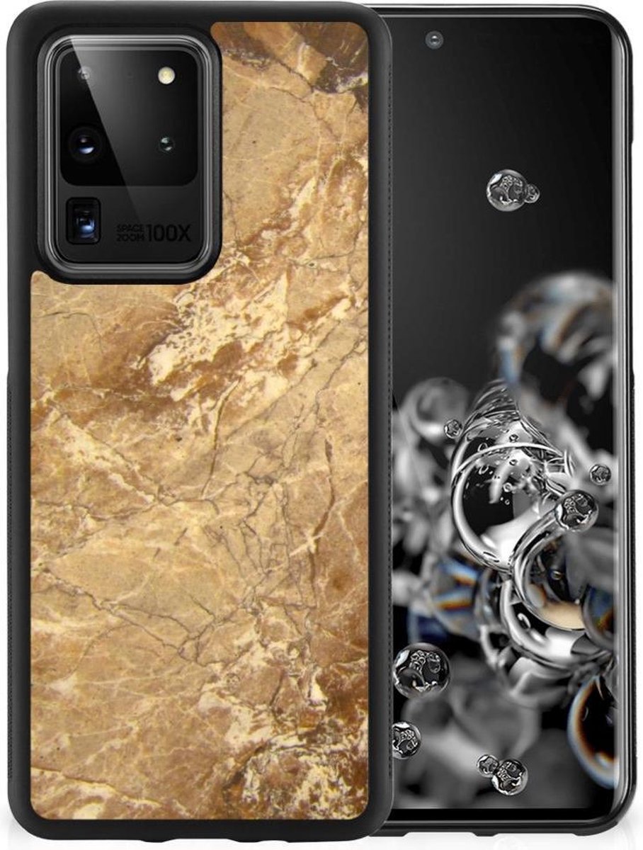 Samsung Galaxy S20 Ultra Gripcase Marmer Creme