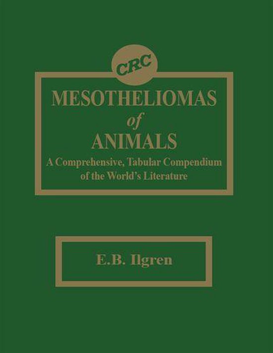Mesotheliomas of Animals - cover