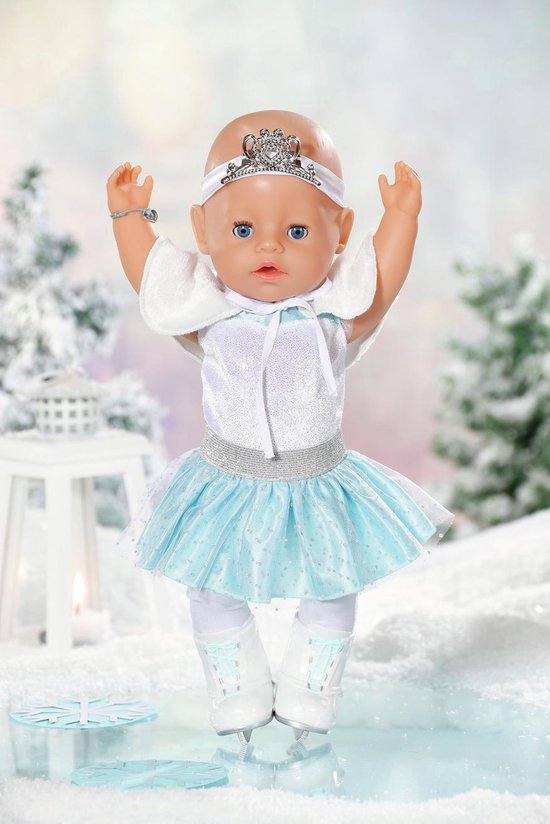 BABY born® Soft Touch IJsballerina Meisje - Interactieve Babypop 43 cm - BABY born