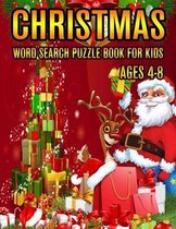 Christmas Word Search Puzzle Book For Kids Ages 4-8