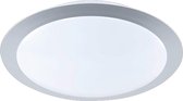 LED Plafondlamp - Plafondverlichting - Trion Ginzon - 9W - Warm Wit 3000K - Rond - Mat Titaan - Aluminium - BES LED