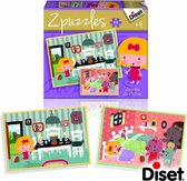 Diset 69963 puzzel 2 stuk(s)