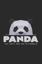 panda: 6x9 Panda - dotgrid - dot grid paper - notebook - notes