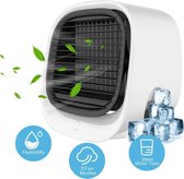 Mini Draagbare Air Cooler Op Water - Ventilator - Lucht Verkoeling - Waterkoeler - Bureau Ventilator - Aircooler