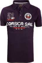 Geographical Norway Polo Shirt Zwart Corsica Sail Kibutz - L