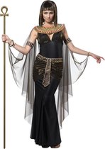 Vegaoo - Zwart en goudkleurig Cleopatra kostuum voor vrouwen