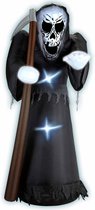 WIDMANN - Opblaasbare Reaper decoratie met licht - Decoratie > Decoratie beeldjes