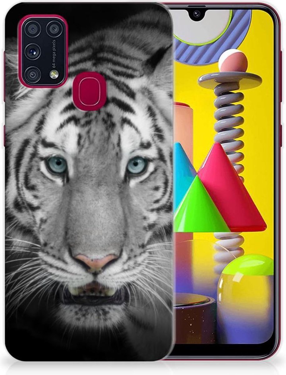 Samsung Galaxy M31 TPU Hoesje Tijger