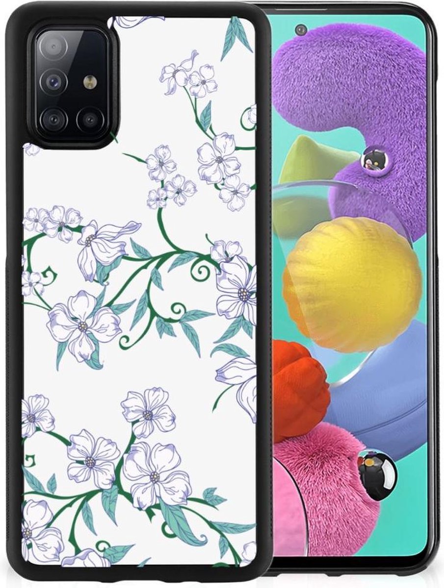 Samsung Galaxy A51 Uniek Skin Case Blossom White