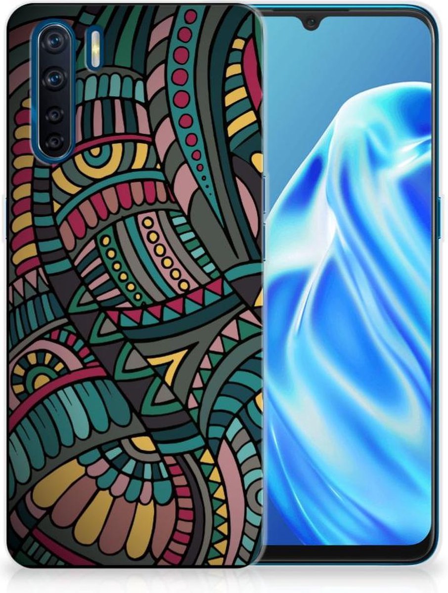 TPU Hoesje voor OPPO A91 TPU bumper Aztec