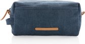 XD Collection Canvas toilettas PVC vrij Canvas, PU blauw