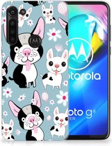 Backcase Siliconen Hoesje Motorola Moto G8 Power Telefoonhoesje Hondjes