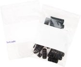 Sacs Grip Seal avec surface d'écriture 23x30,5cm PE 50 microns (100 pièces)