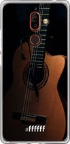 Nokia 7 Plus Hoesje Transparant TPU Case - Guitar #ffffff