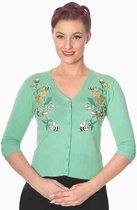 Dancing Days Cardigan -L- Flickers Groen